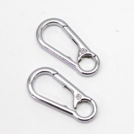 Fecho Mosquetão de Metal / 46x22mm - (unidade) - Níquel