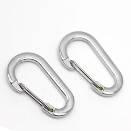 Fecho Mosquetão de Metal / 50x28mm - (unidade)-Níquel