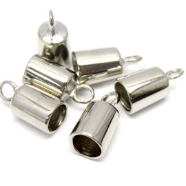 Terminal de Metal / 24x12mm - para Colagem (Unidade)-Níquel