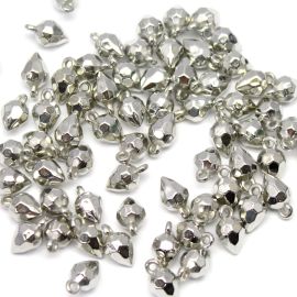 Pingente de Plástico ABS / 14mm - Moranguinho (10 gramas) - Níquel