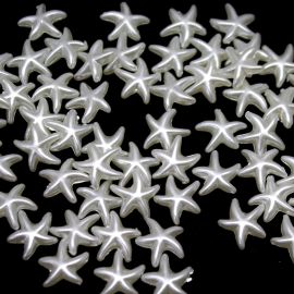 Entremeio Perolado / 14mm - Estrela do Mar (10gramas) - Creme