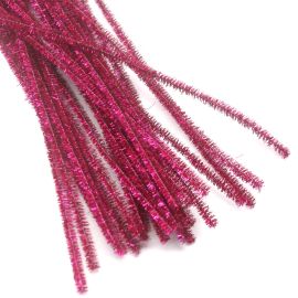 Haste Chenille / 30cm - Metalizado (Unidade)