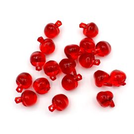 Pingente de Acrílico / 19X14mm - Maçã (10 gramas) - Vermelho