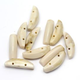 Conta Plástica Mesclada / Entremeio - 42x11mm (10 gramas)