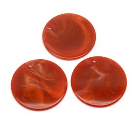 Pingente de Resina Mesclada / Placa - 50mm (Unidade)