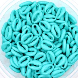 Entremeio de Plástico Leitoso / 18X13mm - Búzio (10 gramas)