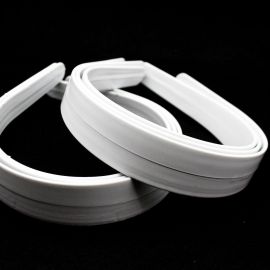 Tiara de Plastico 29mm / Para Cobrir - Larga (1 Dúzia)