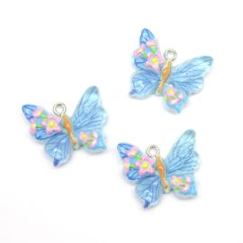 Pingente de Resina / 27x20mm - Borboleta (Unidade)