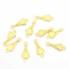 Entremeio de Metal / 20x9mm - Nossa Senhora Aparecida (unidade)