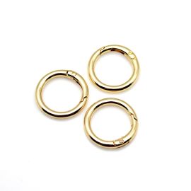 Fecho Mosquetão / 30mm - Argola Articulada (Unidade)-Dourado