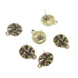 Pino de Brinco em Metal / 14mm (1 par) - Ouro Velho