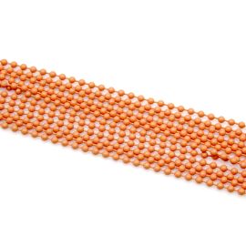 Corrente de Bolinha em Metal / 3mm - Pintada (1 metro)