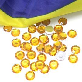 Tema Brasil / Chaton de Acrílico / Redondo 12mm (100 unidades)