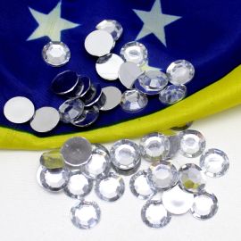Tema Brasil / Chaton de Acrílico / Redondo 12mm (100 unidades)