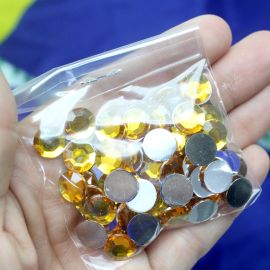 Tema Brasil / Chaton de Acrílico / Redondo 10mm (100 unidades)