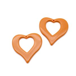 Placa de Resina / 57x58mm - Coração Vazado (18 gramas)