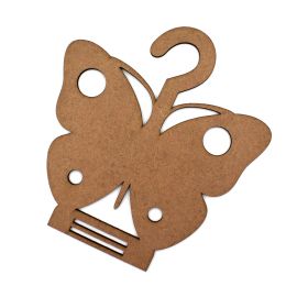 Porta Laços em MDF / 17x15,5cm - Borboleta (UNIDADE)