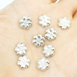 Entremeio de Metal / 9mm - Flor (unidade)