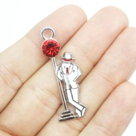 Pingente de Metal Resinado / 40x14mm - Zé Pelintra (unidade)