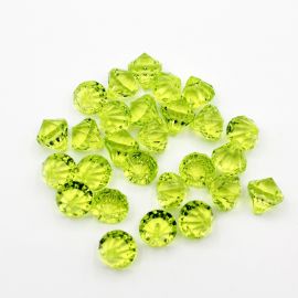 Pingente de Acrílico / 13X12mm - Diamante (10 gramas)