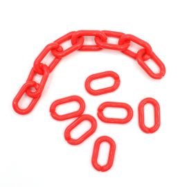 Elo de Plástico Leitoso / 27x16mm (10 gramas)