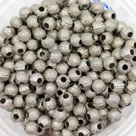 Entremeio de Plástico ABS / 10mm - Bola (10gramas) - Níquel