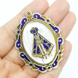 Pingente Acrílico / 55x40mm - Nossa Senhora Aparecida (UNIDADE)