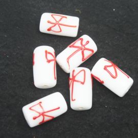 Entremeio de Murano / 25x13mm - Firma Xangô (Unidade) 