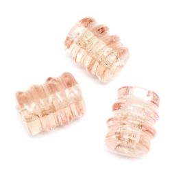 Entremeio Murano / 27X18mm - Transparente (Unidade) 