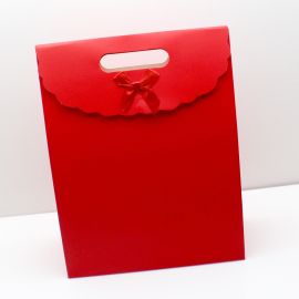 Sacola de Papel para Presente (G) / 31x24cm - com Aba e Velcro (unid.)