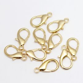 Fecho de Metal / 20mm - Lagosta - Dourado Importado (10 unidades)