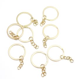 Argola para Chaveiro / 30mm (Unidade) - Dourado