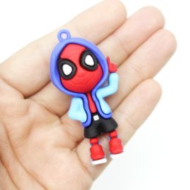 Pingente Emborrachado / 72x32mm - Homem Aranha 03 (Unidade)