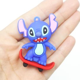 Pingente Emborrachado / 59x40mm - Stitch 04 (Unidade)