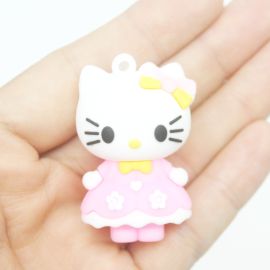 Pingente Emborrachado / 45x28mm - Hello Kitty 02 (Unidade)