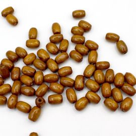 Conta de Madeira / 12X8mm - Arroz (10 gramas)