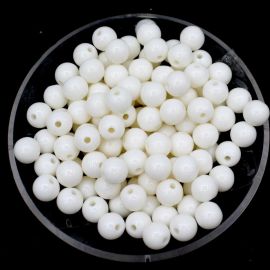 Bola de Plástico Leitoso-8mm (10 gramas)