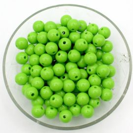 Bola de Plástico Leitoso-10mm (10 gramas)