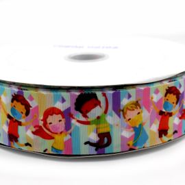 Fita de Gorgorão N°09 / 38mm - Volta as Aulas - Crianças (1 metro)