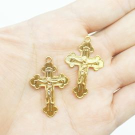 Crucifixo de Metal / 32x21mm - (Unidade) 