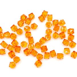 Conta de Acrílico / Quadrado - 10mm (500 gramas)