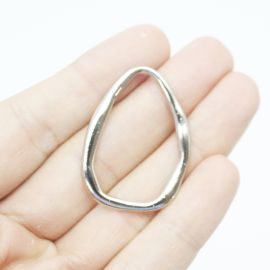 Entremeio de Metal / 36x27mm (Unidade) -Níquel