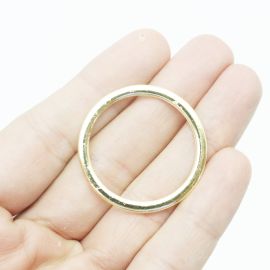 Argola de Metal / 34mm (Unidade) -Dourado