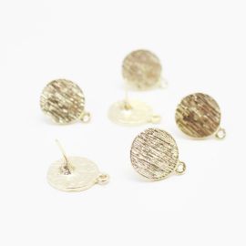 Pino de Brinco em Metal / 14mm  (1 par) - Dourado