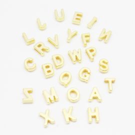 Letras de ABS Dourado / 12mm - (UNIDADE) 