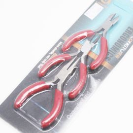 Mine Kit com 3 Alicates / para Bijouterias