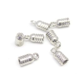 Terminal de Metal / 12x5mm - para Colagem (Unidade)-Níquel