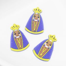Aplique / N. SR. Aparecida - 36x23mm (Unidade)