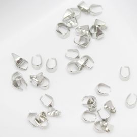 Porta Pingente / 8x4mm (unidade) - Níquel