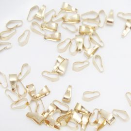 Porta Pingente / 9X4mm (unidade) - Dourado